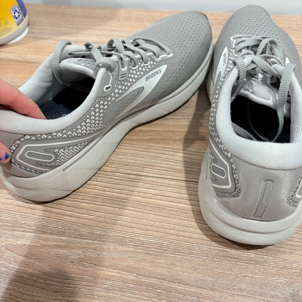 Brooks Ghost 14 Running Shoes Womens Grey Size 10 Wide DNA LOFT Cushion Sneaker - Picture 5 of 8